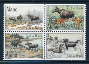 Alan Island - Francobolli a blocchi nuovi con reti a circuizione animali (2000) - Foto 1 di 1