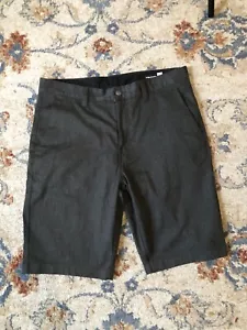 Men’s Volcolm Shorts Size 34 Gray Stretch Pockets - Picture 1 of 10