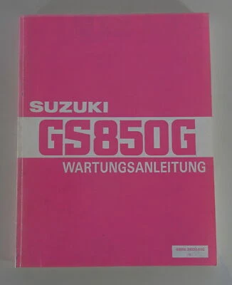 Manual de Taller/Manual de Operación Suzuki GS 850 G Stand 10/1990 - Imagen 1 de 3