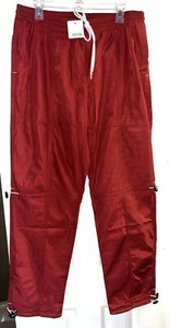 EPTM Men’s Burgundy Track Pants Size LRG New With Tag - Picture 1 of 6