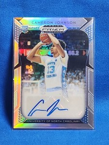 2019 Panini Prizm Draft Picks #11 CAMERON JOHNSON SILVER PRIZM ROOKIE AUTO