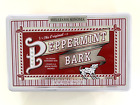 Collectible William Sonoma Peppermint Bark Tin with Lid Storage w Personality