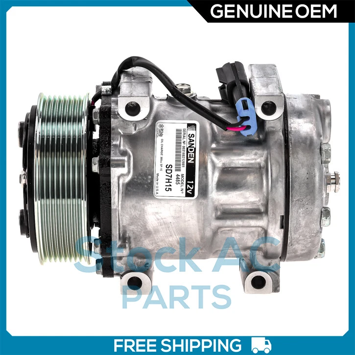 Novo compressor A/C fabricante de equipamento original compatível com Freightliner/Sterling Truck - OE# 2264074000 - Imagem 1 de 4