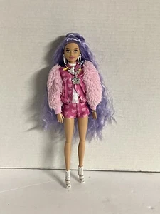 Barbie Extra #6 fashion doll toy collectors edition deluxe purple hair Mattel - Picture 1 of 5
