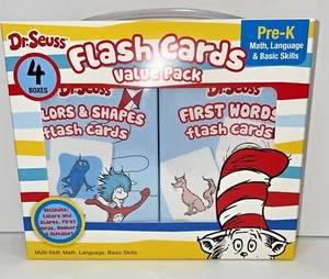 Dr. Seuss PRE-K FLASH KARTEN Vorteilspack Zahlen Farben erste Wörter Alphabet Form - Bild 1 von 2