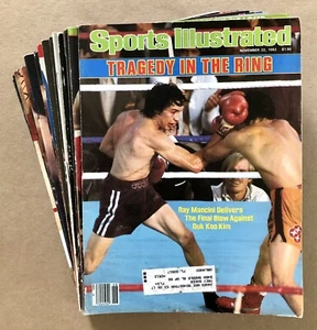 Sports Illustrated Magazine 16 LOT (1982-2016) BOXING Spinks, Holmes, Ali, Lewis - Picture 1 of 4