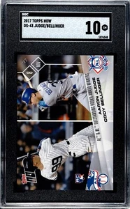 2017 Topps Now OS-43 Aaron Judge / Cody Bellinger SGC 10 GM - Picture 1 of 2