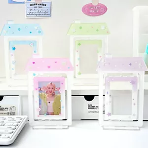 Photo Holder Photo Protection Case Acrylic Photo Frame Card Display Stand η - Picture 1 of 15
