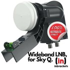 Wideband LNB for sky q Freesat 4k g3 box  fits MK4 zone 1 or 2 satellite dish UK
