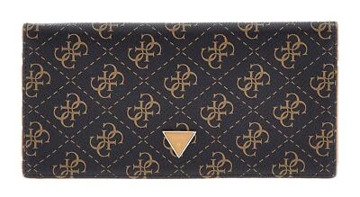 GUESS tarjetero Noreen Card Holder Brown Multi - Imagen 1 de 3