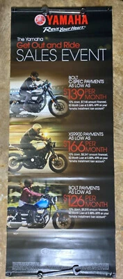 Banner promocional para concesionario Yamaha evento de ventas 24wx62h Foto 1 de 3