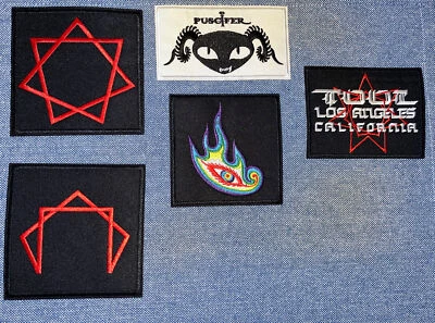Tool Band Embroidered Sew or Iron Patch Assortment Exclusive Puscifer 5 pack - Image 1 of 4