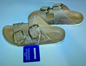 Birkenstock Arizona Big Buckle Slide Sandal Cognac EU 38 "NOOB" - Picture 1 of 3