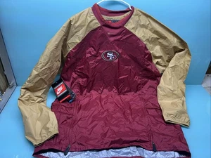 Neu Vintage San Francisco 49ers Starter Pull Over Jacke Herren 2XL (XXL) Nike Big - Bild 1 von 16