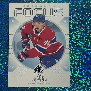 2024-25 SP Authentic LANE HUTSON (RC) #FF-38 - Freshman Focus Blue Parallel - Picture 1 of 7