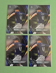 2022 & 23 George Kirby 8 Card Lot (5 RC) Seattle Mariners - Picture 1 of 4