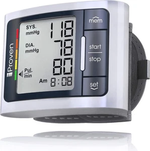 Wrist Blood Pressure Monitor for Home Use Large Display Fast 30 Sec Non Medical - Picture 1 of 7