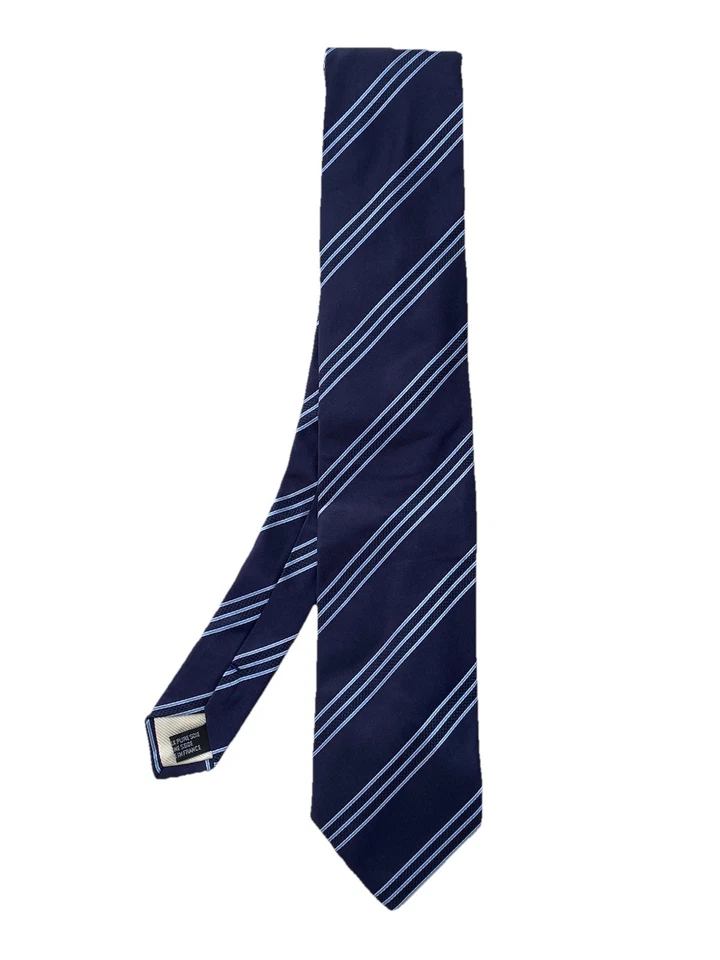 ATELIER F&B. Blue Striped Silk Tie. M In France. Ex Con - Image 1 of 4
