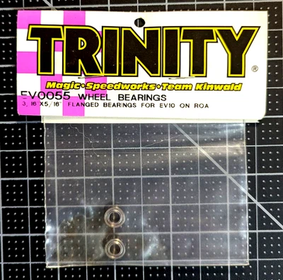 EV0055	Trinity EV10 ON ROA 3/16 x 5/16 Flanged Ball Bearings (2) - Image 1 of 2