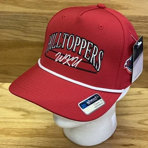 WKU Hilltoppers Hat Red Ahead Snapback Embroidered Spellout Boca Raton Patch NWT - Picture 1 of 12