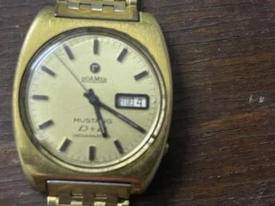 Roamer Mustang - Años 60 Hecho en Suiza - Automático De Colección - Totalmente Funcionando Foto 1 de 4