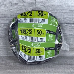 Southwire Thermostat Wire 18/2 Solid Copper 50ft NEW in Package HVAC Electrical - Picture 1 of 2