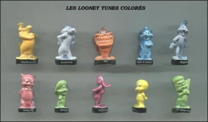 SERIE COMPLETE DE FEVES LES LOONEY TUNES COLORES WARNER