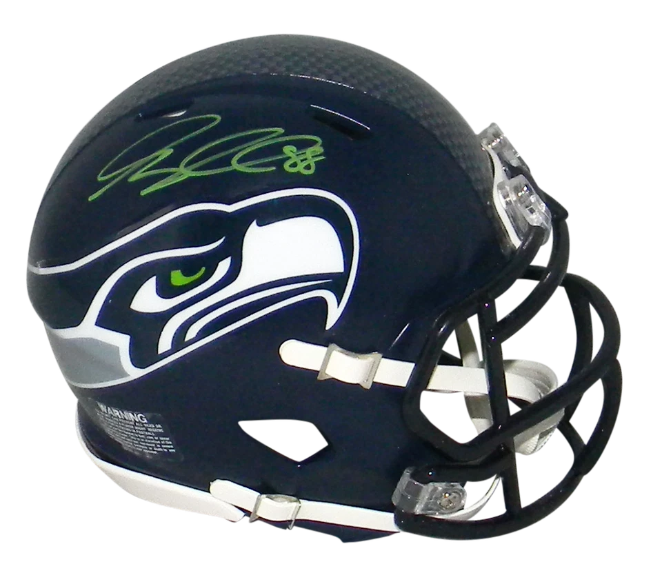 MINICASCO BECKETT Seattle Seahawks Speed autografiado firmado por Greg Olsen Foto 1 de 1