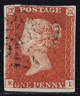 1843 Penny Red Spec BS25b  Plate 36  (EI) "E" Doubled  Fine Used 4 Margins