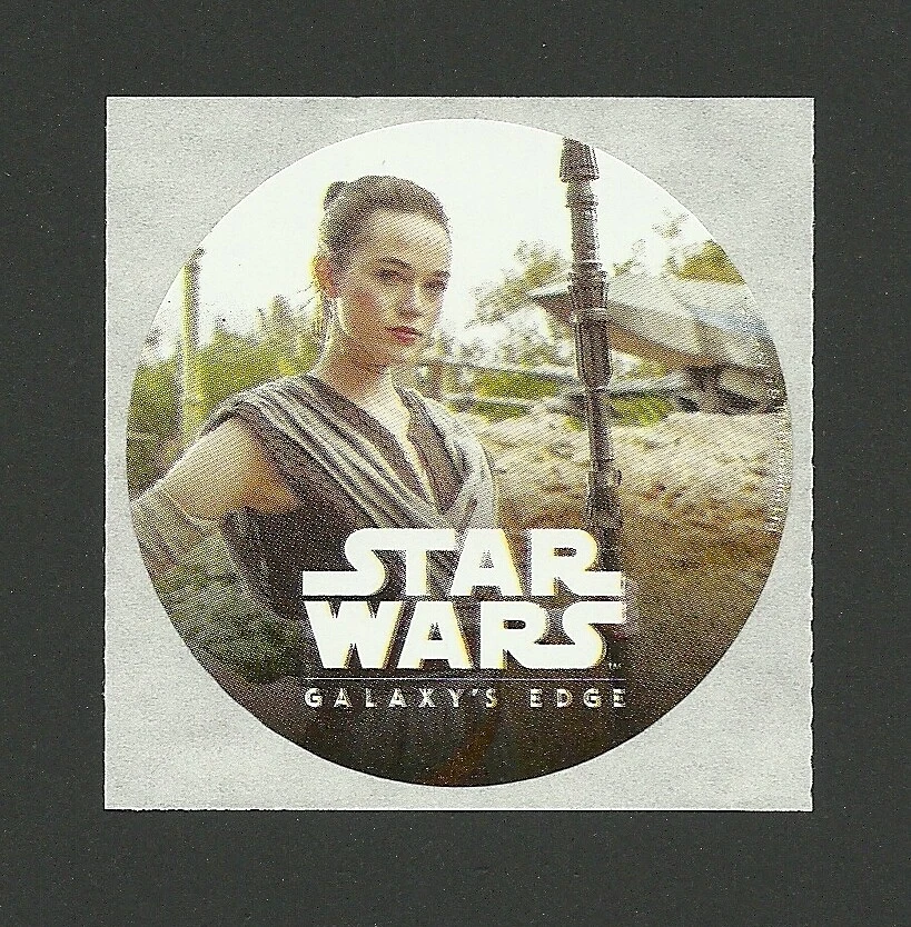 Star Wars Galaxy's Edge Walt Disney World Premium Sticker Rey Daisy Ridley - Image 1 of 1