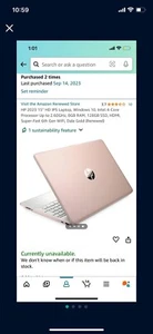 HP 15” Windows 10 Lap Top - Picture 1 of 4
