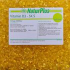 Vitamin D3 5000iu 180 Capsules - Liquid Softgel Best Absorption - UK - NaturPlus