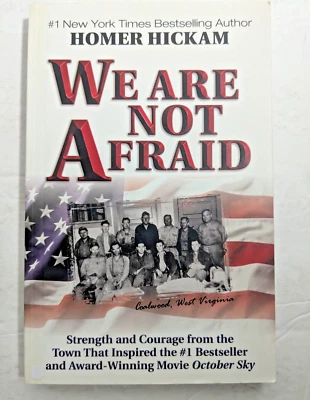SIGNED - WE ARE NOT AFRAID by Homer Hickam (2002, Paperback)  - Image 1 of 4