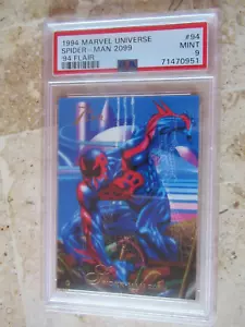 1994 MARVEL UNIVERSE #94 SPIDER-MAN 2099, '94 FLAIR PSA 9 MINT - Picture 1 of 3