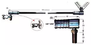 Outboard Trolling Kicker Tilt Motor Steering Kit Distribution Main Engine Steer - Foto 1 di 8