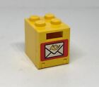 Lego : Conteneur, Boîte Au Lettre 2 X 2 X 2 - Réf 4345Px1 Jaune - Set 5890 2150