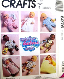 Bambola Waterbabies ABBIGLIAMENTO modello artigianale serie Layette maglie elastiche taglia TUTTE - Foto 1 di 4