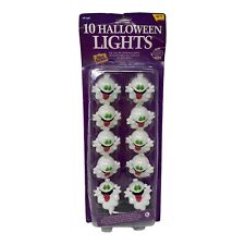 Vintage Halloween Blow Mold  Silly Ghost  Mini String  Lights Set NEW