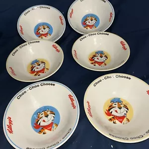 SET SEI FIOCCHI GLASSATI TONY THE TIGER CHOO- CHOO SCEGLI CIOTOLE KELLOGG’S 2006 - Foto 1 di 5