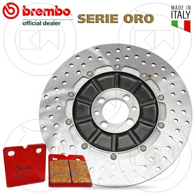 KIT BREMBO DISCO FRENO POSTERIORE + PASTIGLIE BMW K 100 RS 1000 1985 1986 1987 Foto 1 de 2