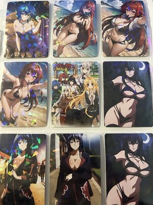 Sexy Himejima Akeno High School DxD Goddess Anime Doujin Waifu Art Card  9 - Image 1 of 4