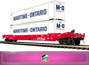 MTH Premier 20-95094 CP Rail w/Maritine-Ontario Containers O-Gauge NIB - Picture 1 of 3