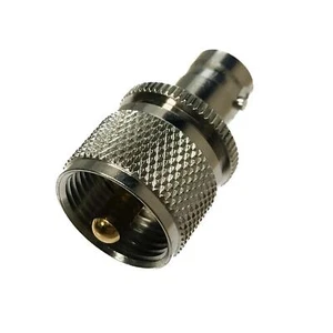 UHF PL259 Male Plug To BNC Female Socket Adaptor Convertor - Afbeelding 1 van 2