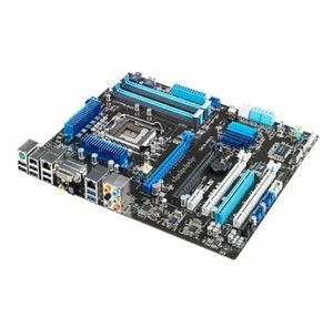 ASUS P8B‑WS Werkstationbord ATX LGA1155 DDR3 Xeon/Core i3 C206 Dual LAN RAID ECC - Afbeelding 1 van 3