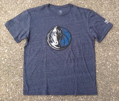 Camisa de baloncesto Adidas de los Dallas Mavericks de la NBA ~ juvenil grande L XL ~ azul jaspeado Foto 1 de 4