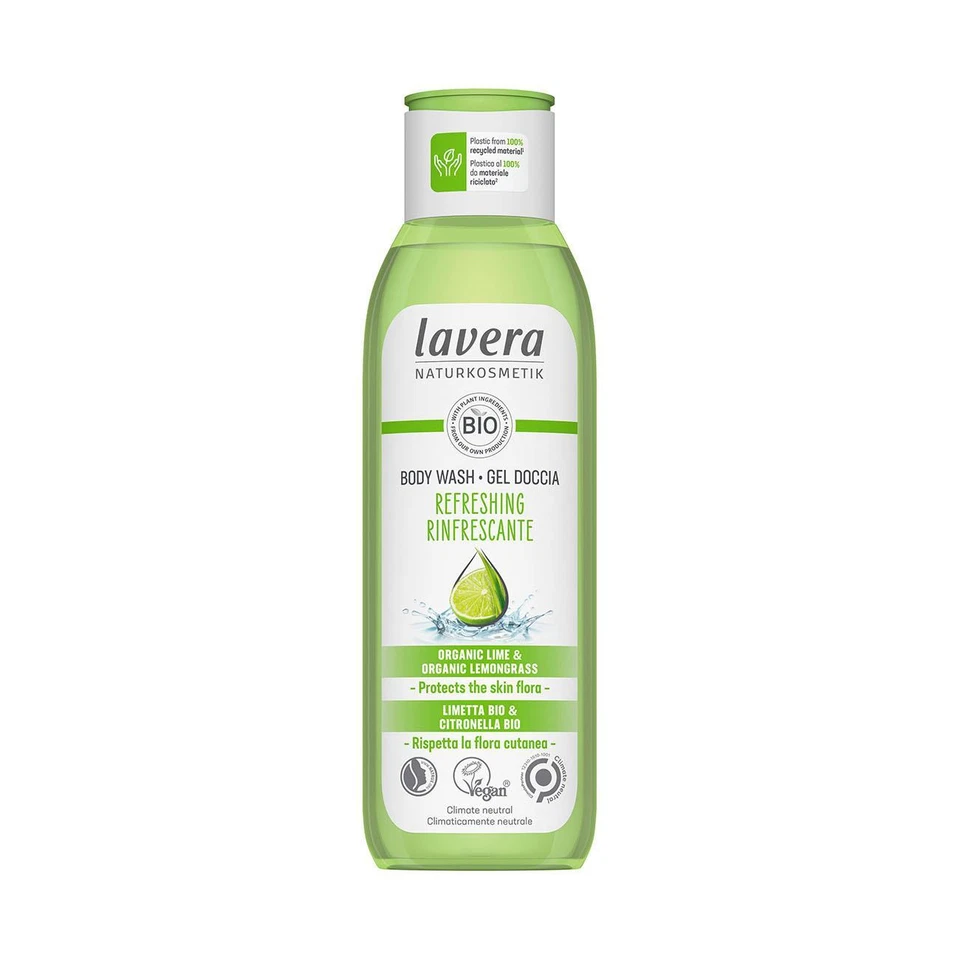 💚 Lavera Organic Refreshing Body Wash 250ml - Image 1 of 1