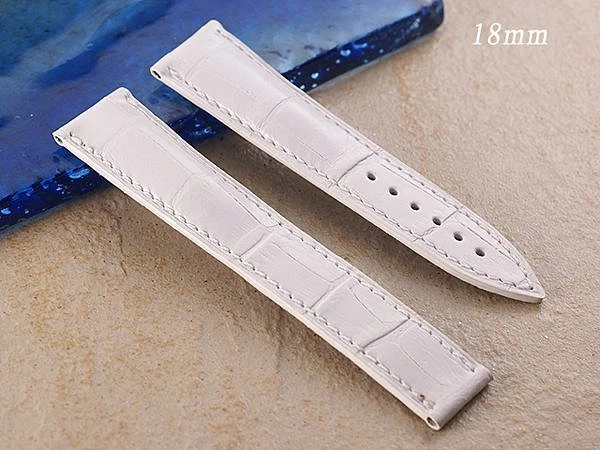 Genuine Leather Band Strap bracelet compatible wi/ Speedmaster OMEGA 18mm x 16mm — 第 1/1 张图片