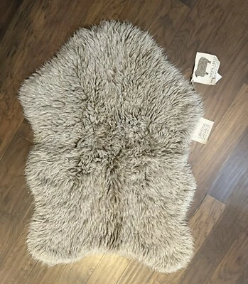 Pottery Barn Lorena Canals Washable Woolly Rug, Sheep Beige New!! - W Bag - Image 1 of 3