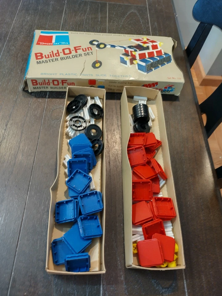 Tupperware Toys - BUILD-O-FUN No. 102 (149) PIECES  D14 - Image 1 of 1