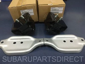 Genuine Subaru Group N Engine Mount Pair STi Impreza WRX Forester Legacy GT NEW - Picture 1 of 3